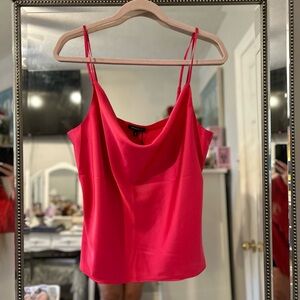 New with tags pink cowl neck cami